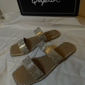 Rhinestone sandals